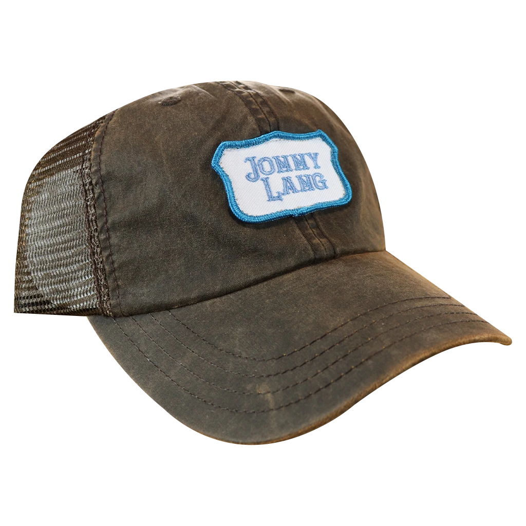 Jonny Lang Patch Brown Mesh Hat New Merch 1 Jonny Lang Patch Brown Mesh Hat New Merch