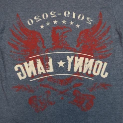 Jonny Lang Eagle 2019-2020 Heather Blue T-Shirt 8 Jonny Lang Eagle 2019-2020 Heather Blue T-Shirt