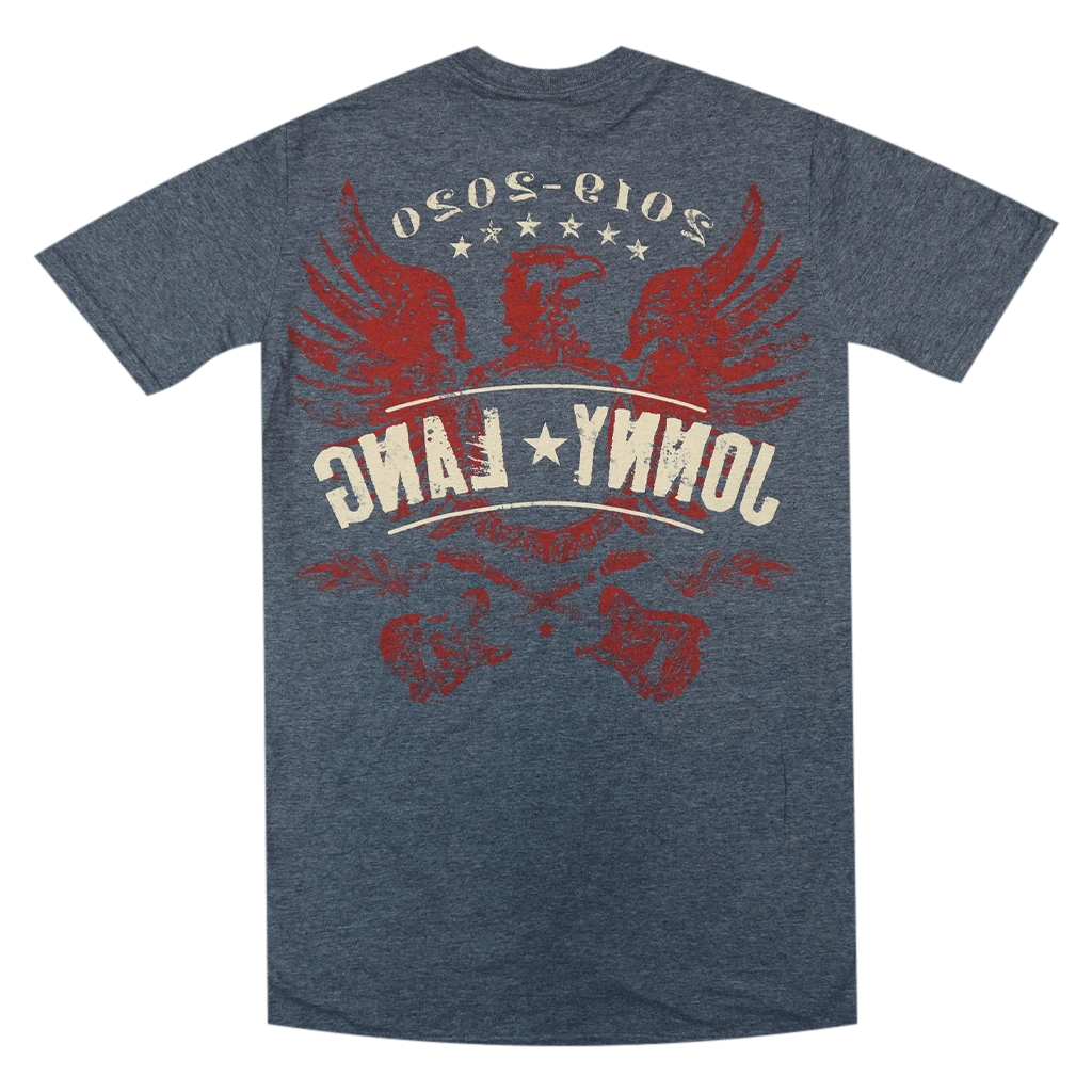 Jonny Lang Eagle 2019-2020 Heather Blue T-Shirt 5 Jonny Lang Eagle 2019-2020 Heather Blue T-Shirt