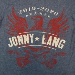 Jonny Lang Eagle 2019-2020 Heather Blue T-Shirt