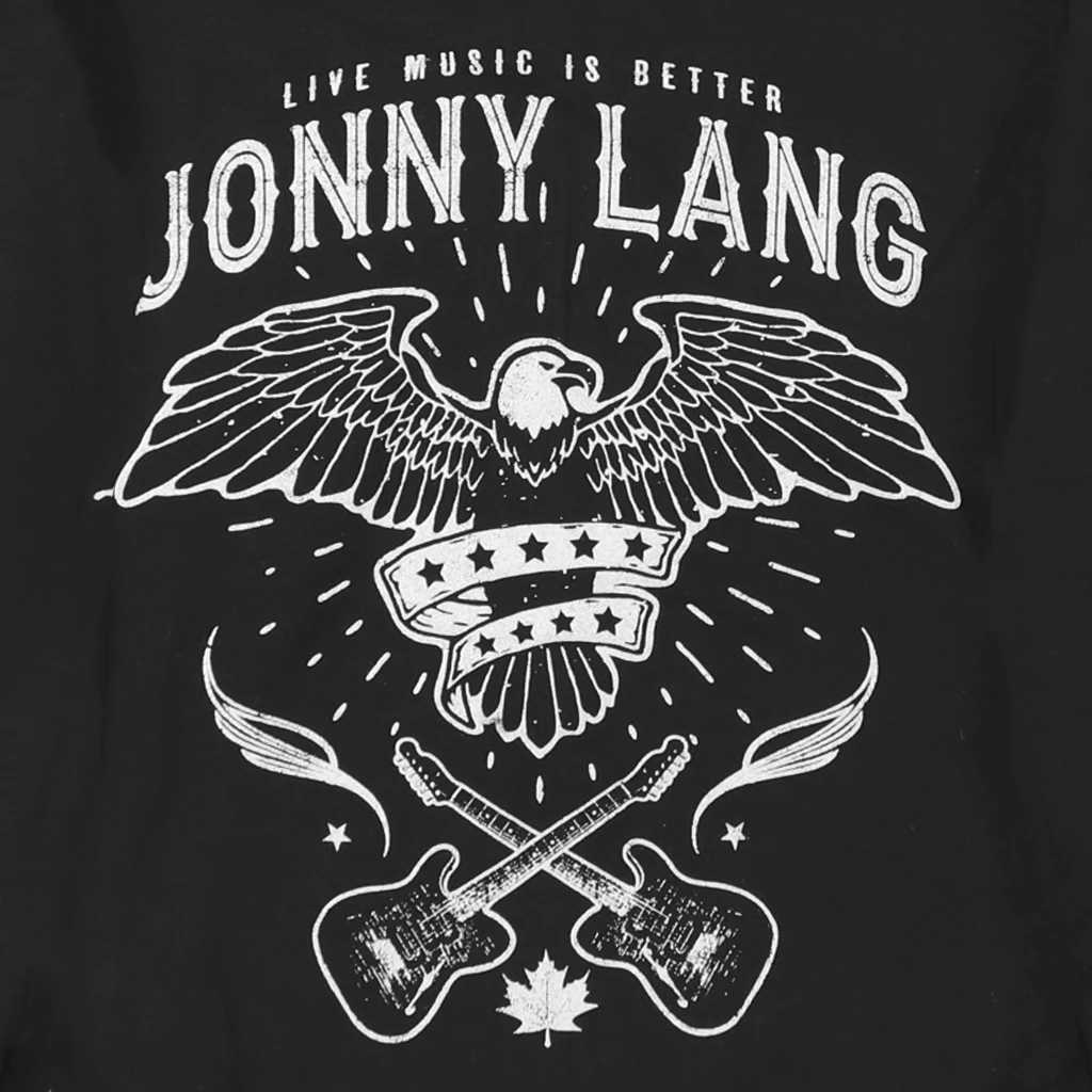 Jonny Lang Eagle Black Zip Hoodie New Merch 2 Jonny Lang Eagle Black Zip Hoodie New Merch
