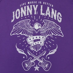 Jonny Lang Eagle Women's Purple Tank Top New Merch