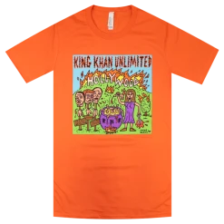 King Khan New Merch Hollywood Cauldron Orange T-Shirt