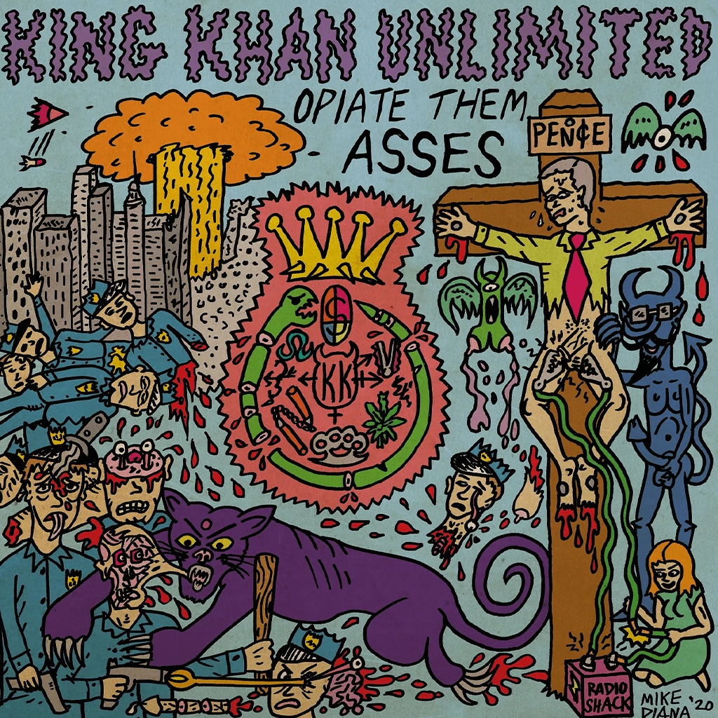 King Khan Opiate Them Asses 12" Vinyl New Merch 2 King Khan Opiate Them Asses 12" Vinyl New Merch