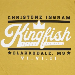 Christone "Kingfish" Ingram New Merch 662 Gold T-Shirt