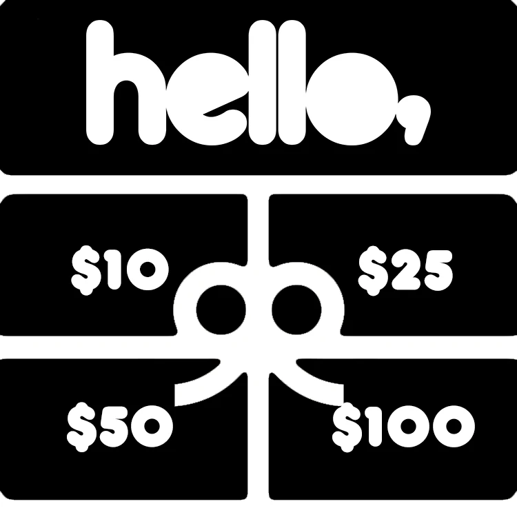 Hello Merch Storewide Gift Card 1 Hello Merch Storewide Gift Card