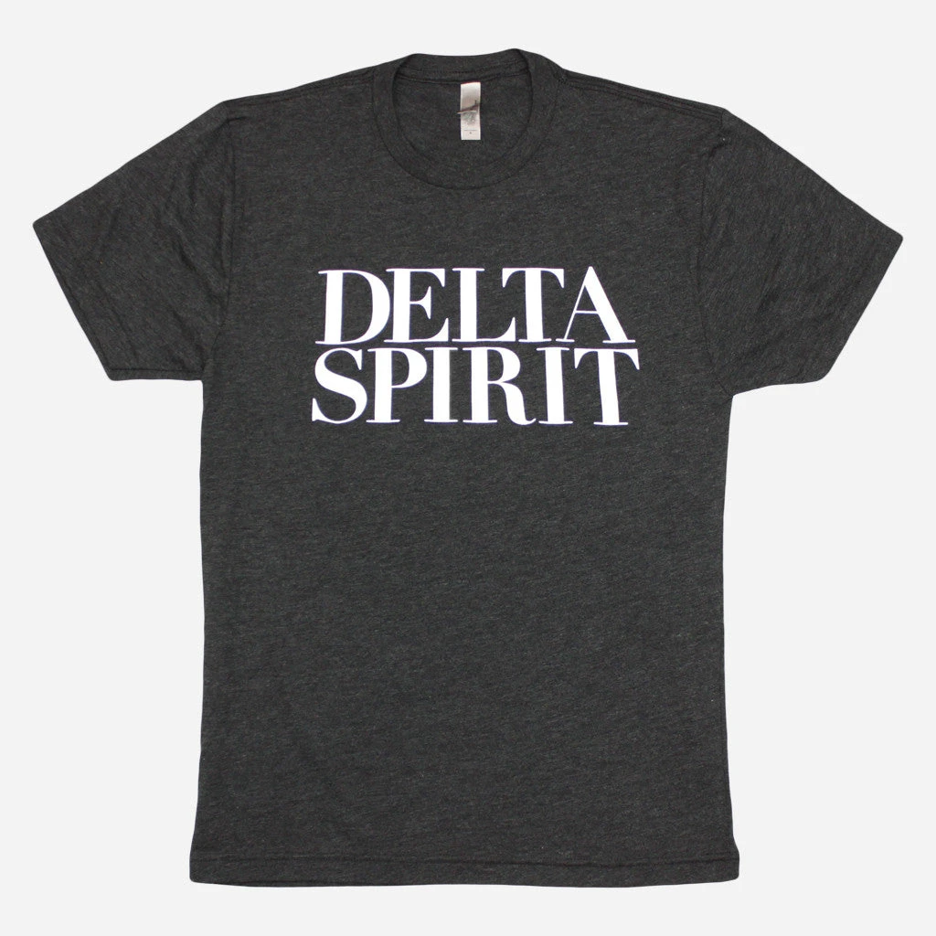 Delta Spirit Logo Black Tri-Blend 1 Delta Spirit Logo Black Tri-Blend