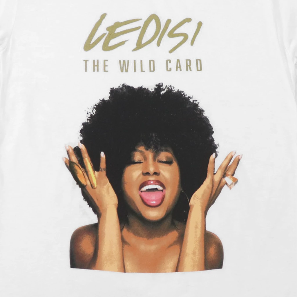 Ledisi Wild Card White T-Shirt 2 Ledisi Wild Card White T-Shirt