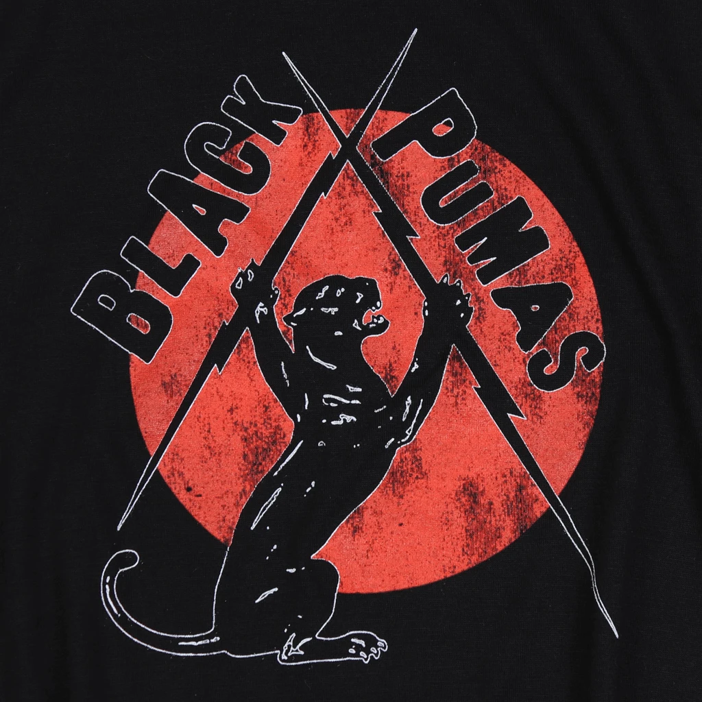 Black Pumas Lightning Women's Black Tank New Merch 2 Black Pumas Lightning Women's Black Tank New Merch