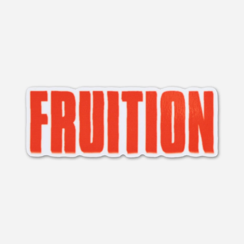 Fruition Logo Sticker New Merch 1 Fruition Logo Sticker New Merch