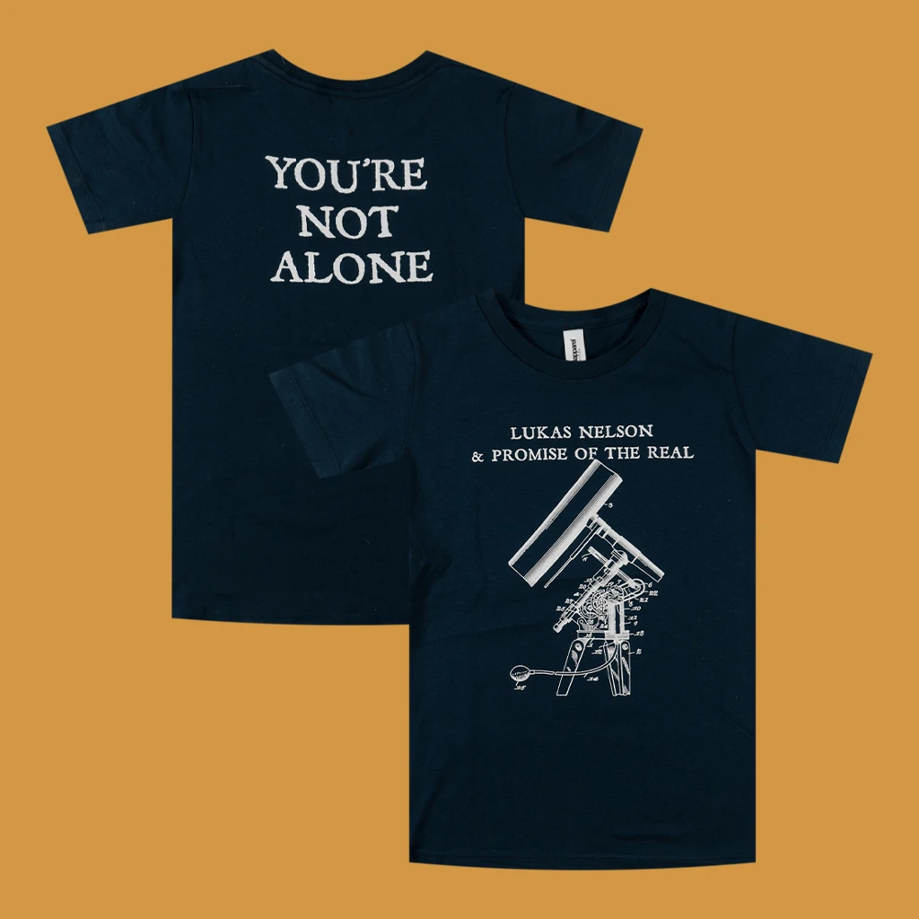 Lukas Nelson & Promise Of The Real New Merch Telescope Youth T-Shirt 1 Lukas Nelson & Promise Of The Real New Merch Telescope Youth T-Shirt