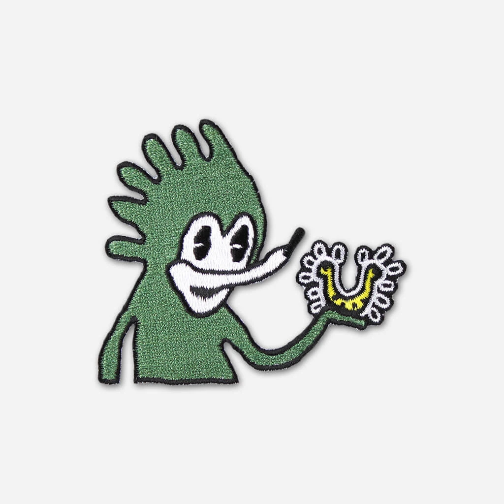 Mac DeMarco Mac Horseshoe Patch New Merch 1 Mac DeMarco Mac Horseshoe Patch New Merch