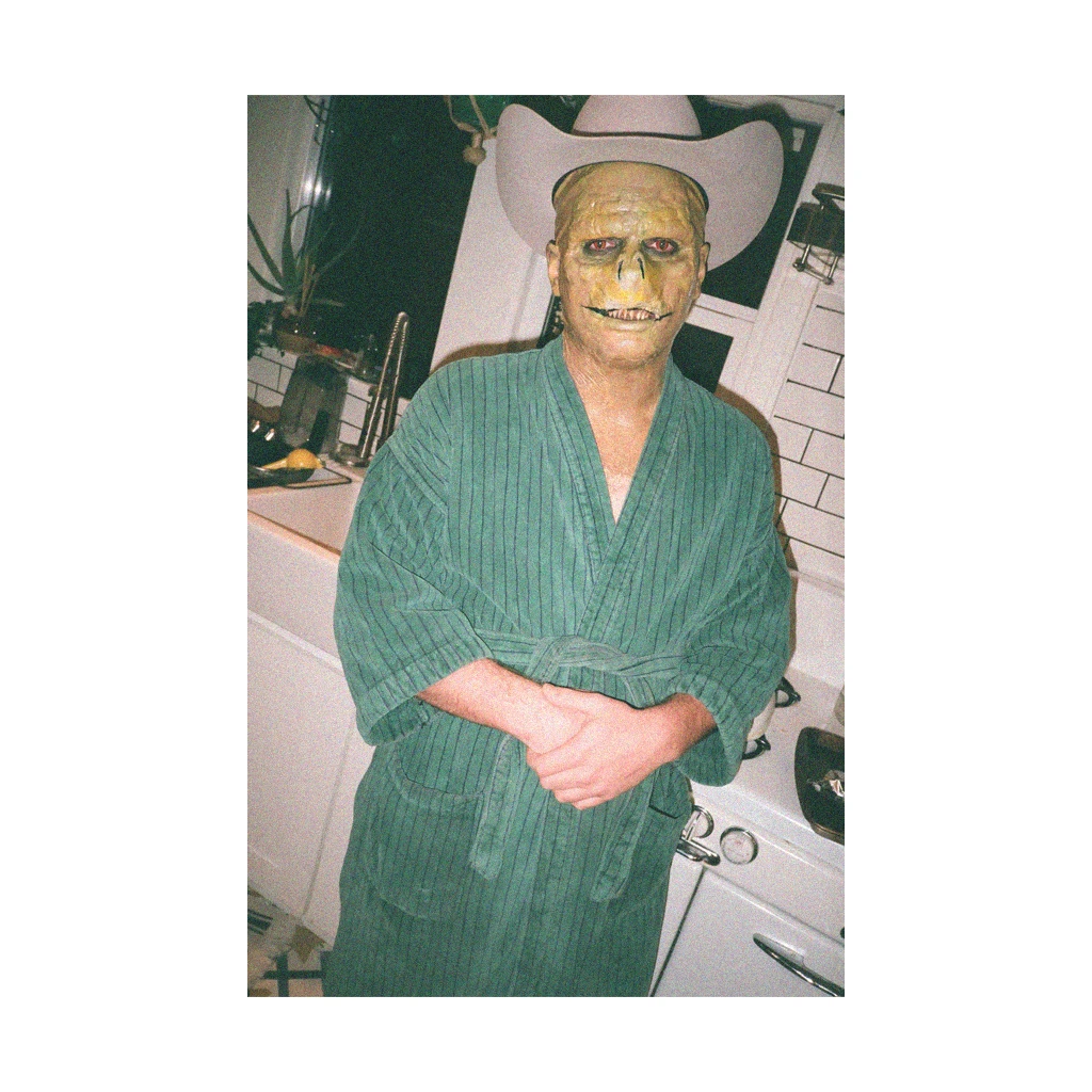 Mac DeMarco Lizard Man Robe White T-Shirt 2 Mac DeMarco Lizard Man Robe White T-Shirt