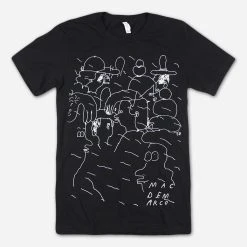 Mac DeMarco People Doodle Black T-Shirt New Merch