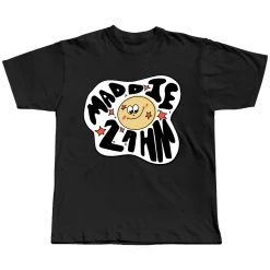 Maddie Zahm Egg Black T-Shirt
