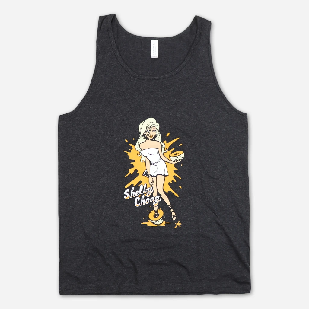 Cheech And Chong New Merch Shelby Dark Grey Heather Tank Top 1 Cheech And Chong New Merch Shelby Dark Grey Heather Tank Top