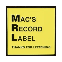Mac DeMarco New Merch Mac's Record Label Pin