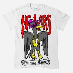 MC Lars New Merch "Mr. Raven" White T-Shirt