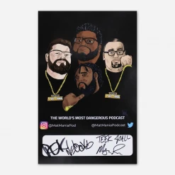 Mega Ran Mat Mania Signed Poster