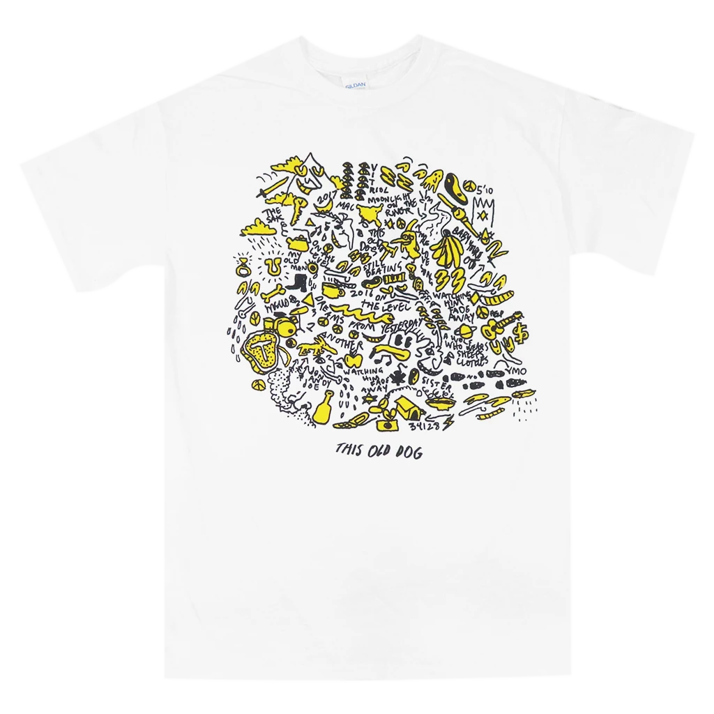 Mac DeMarco This Old Dog White T-Shirt 1 Mac DeMarco This Old Dog White T-Shirt