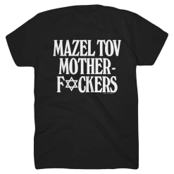 Low Cut Connie New Merch Mazel Tov Black T-Shirt