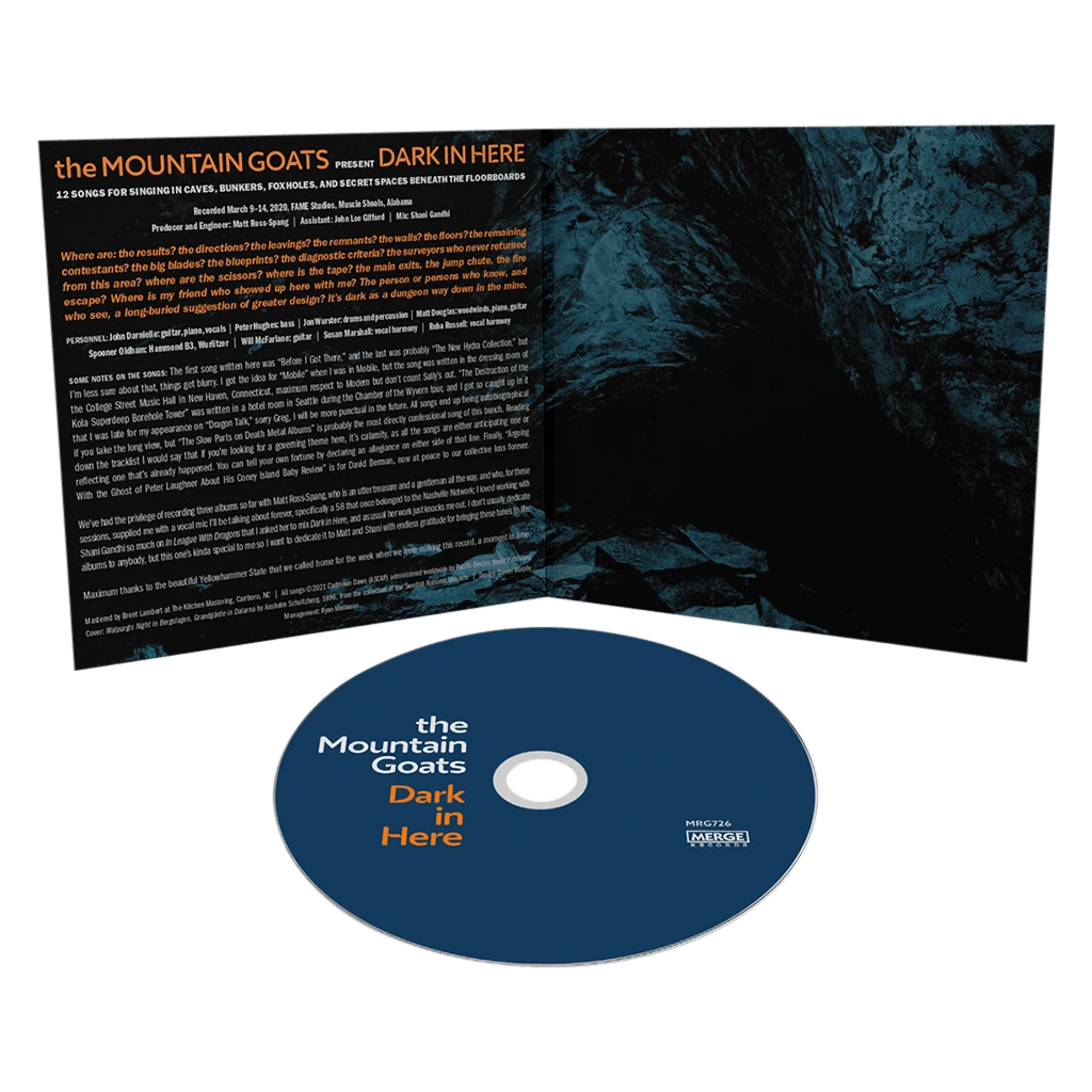The Mountain Goats New Merch Dark In Here CD 3 The Mountain Goats New Merch Dark In Here CD