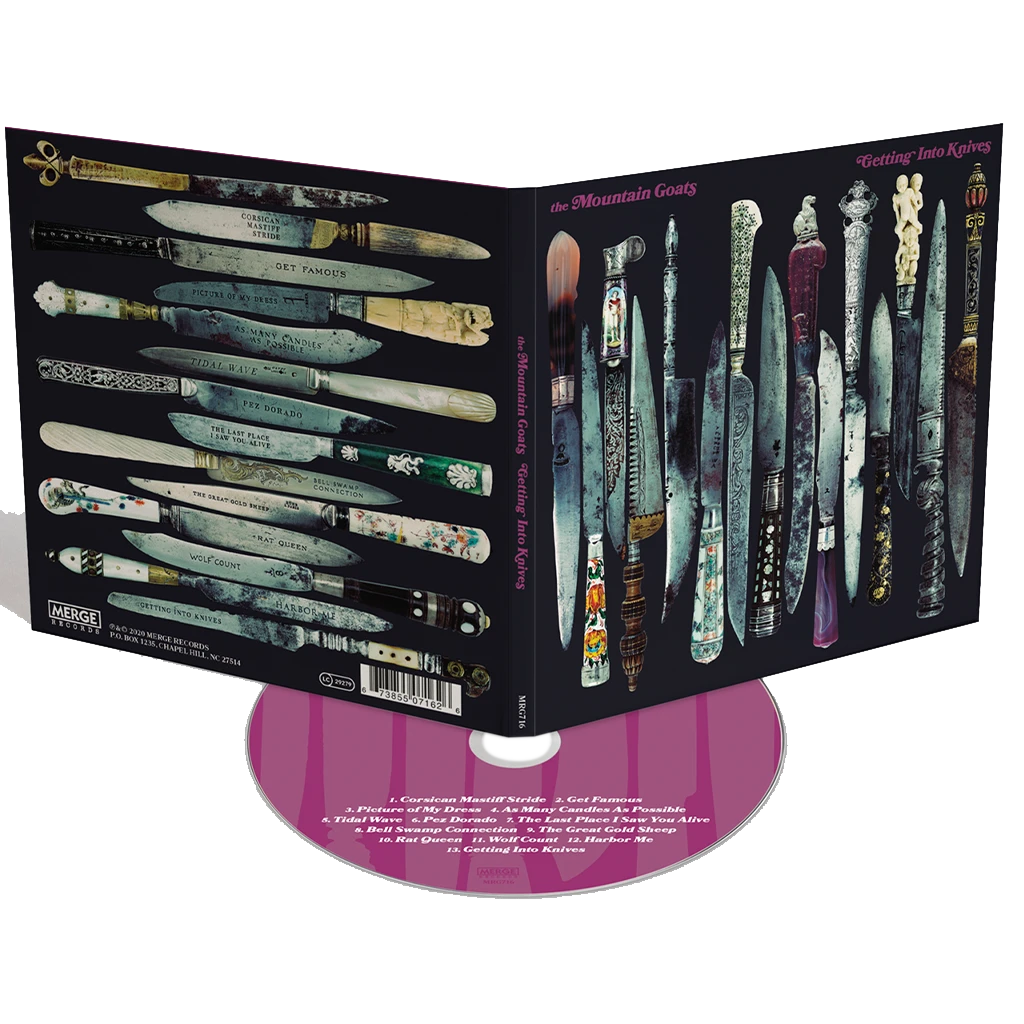 The Mountain Goats New Merch Getting Into Knives CD 1 The Mountain Goats New Merch Getting Into Knives CD
