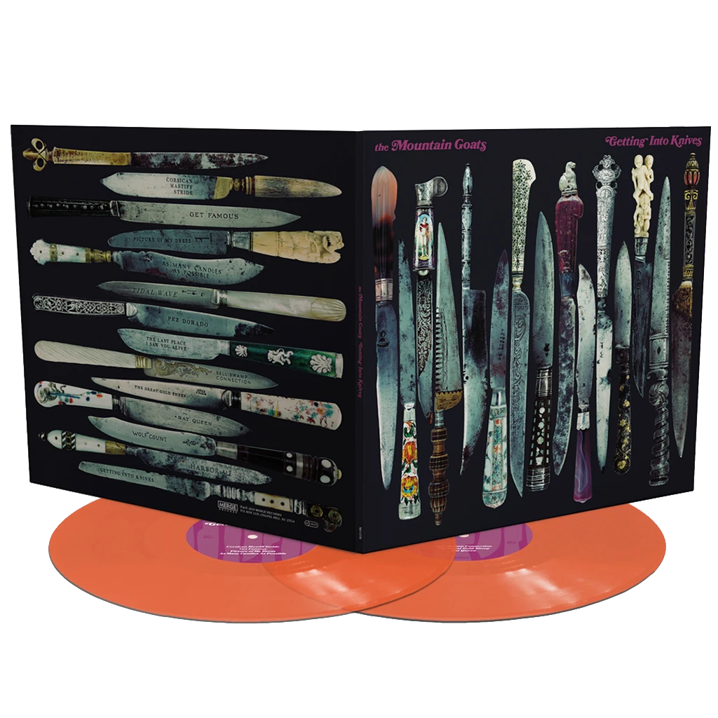 The Mountain Goats Getting Into Knives Double LP Salmon Vinyl 1 The Mountain Goats Getting Into Knives Double LP Salmon Vinyl