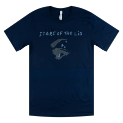 Stars Of The Lid New Merch Eye Navy T-Shirt