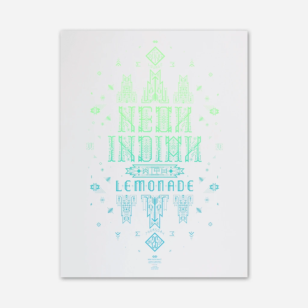 Neon Indian New Merch 2012 Doug Fir Lounge / Portland OR Poster 1 Neon Indian New Merch 2012 Doug Fir Lounge / Portland OR Poster