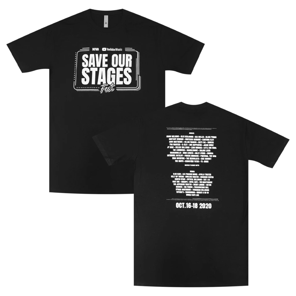 NIVA New Merch SOS Fest T-Shirt 1 NIVA New Merch SOS Fest T-Shirt