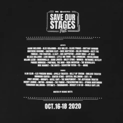 NIVA SOS Marquee T-Shirt New Merch 8 NIVA SOS Marquee T-Shirt New Merch