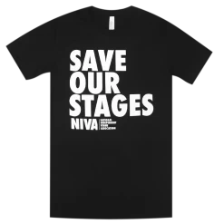 NIVA New Merch Save Our Stages T-Shirt