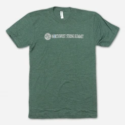 Northwest String Summit Wordmark Green T-Shirt New Merch