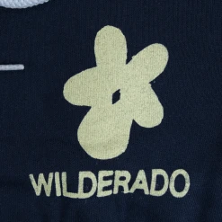 Wilderado New Merch Flower Navy Zip Hoodie