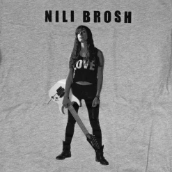 Nili Brosh New Merch Love Heather Grey T-Shirt