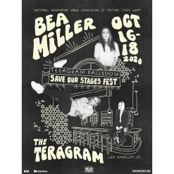 NIVA New Merch Bea Miller Live At Teragram Ballroom - Hand Screen-Printed Poster