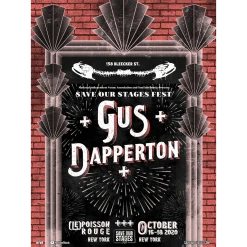 NIVA Gus Dapperton Live At (Le) Poisson Rouge - Hand Screen-Printed Poster New Merch