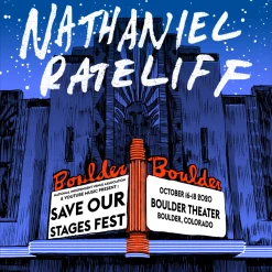 NIVA Nathaniel Rateliff Live At Boulder Theater - Hand Screen-Printed Poster New Merch