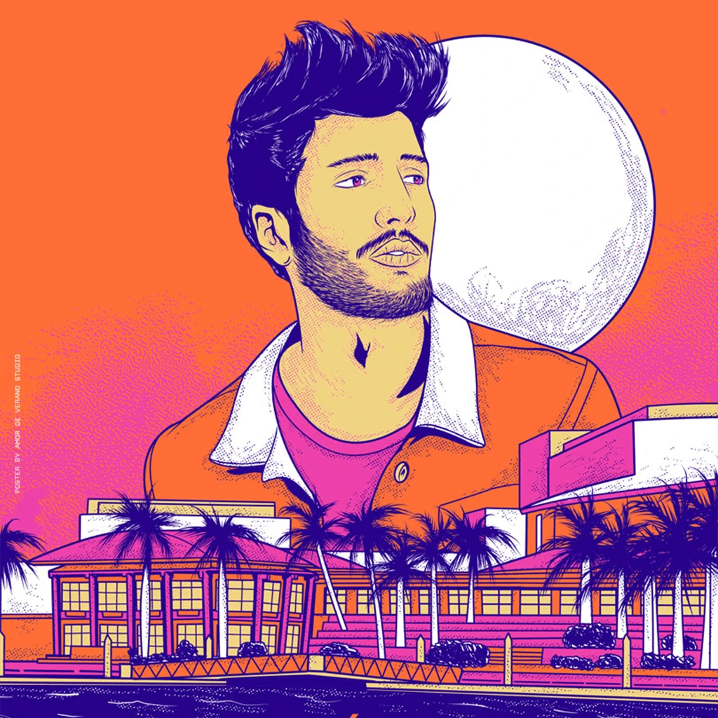 NIVA Sebastián Yatra Live At Broward Center - Hand Screen-Printed Poster 2 NIVA Sebastián Yatra Live At Broward Center - Hand Screen-Printed Poster