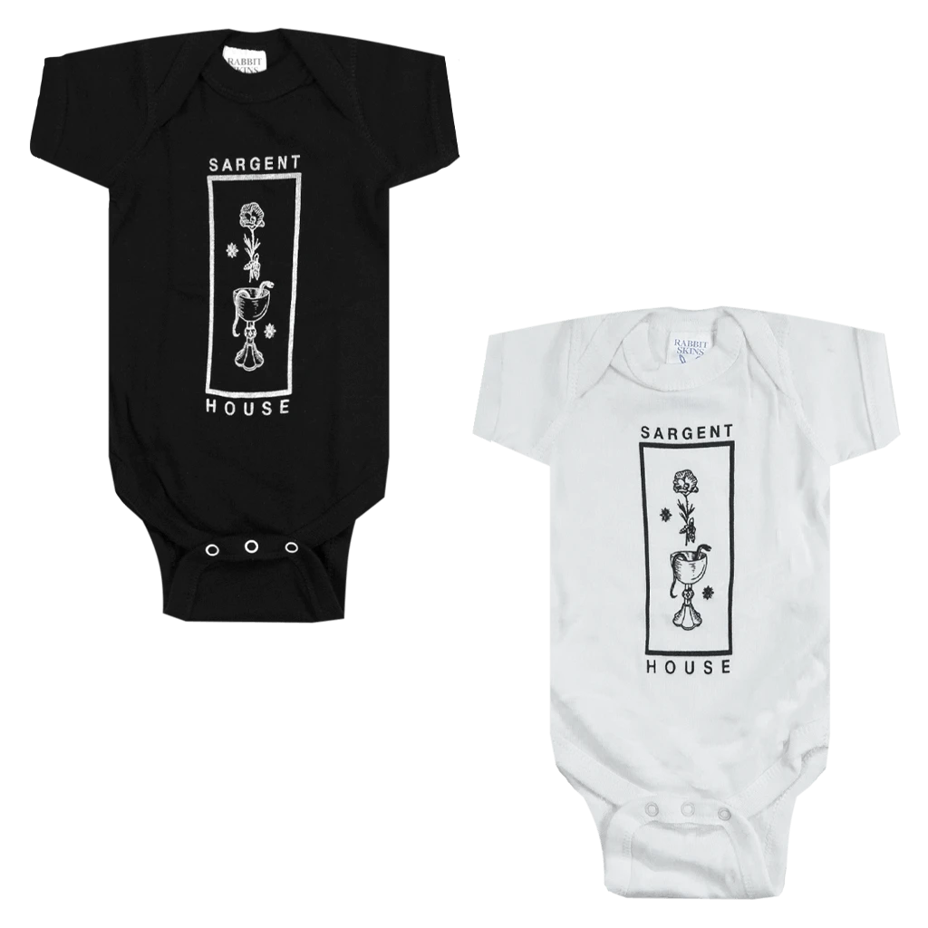 Sargent House Wine, Snakes & Roses Babies One-Piece New Merch 1 Sargent House Wine, Snakes & Roses Babies One-Piece New Merch