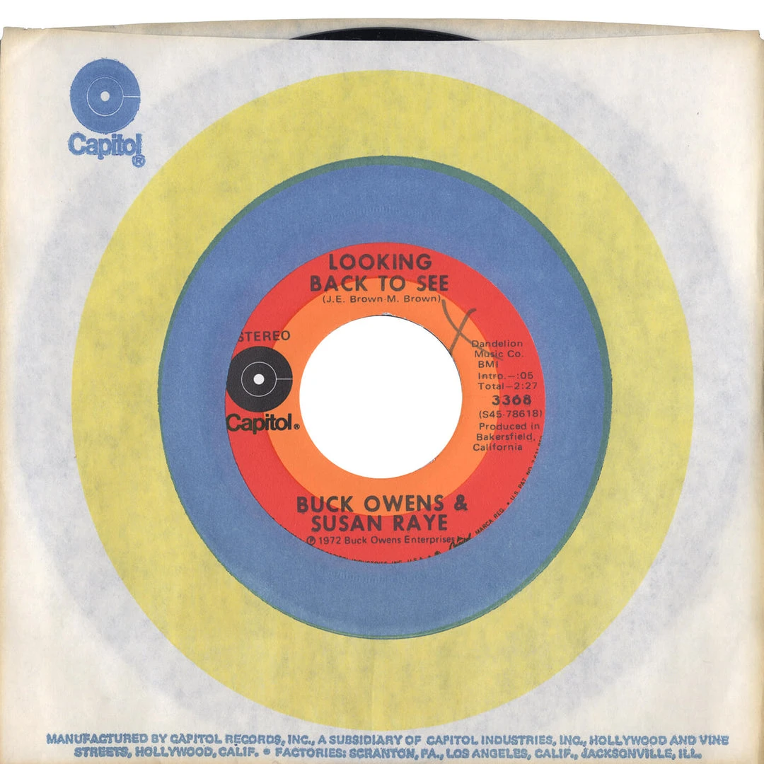 Buck Owens & Susan Raye Looking Back To See New Merch 1 Buck Owens & Susan Raye Looking Back To See New Merch