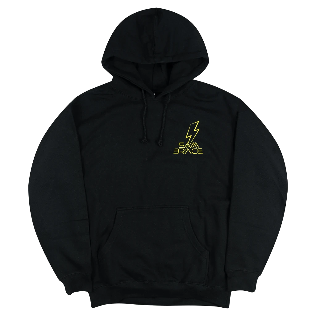Sam Brace New Merch Panic Black Hoodie 2 Sam Brace New Merch Panic Black Hoodie