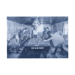 The Nude Party Signed Pool Table Risograph Print New Merch