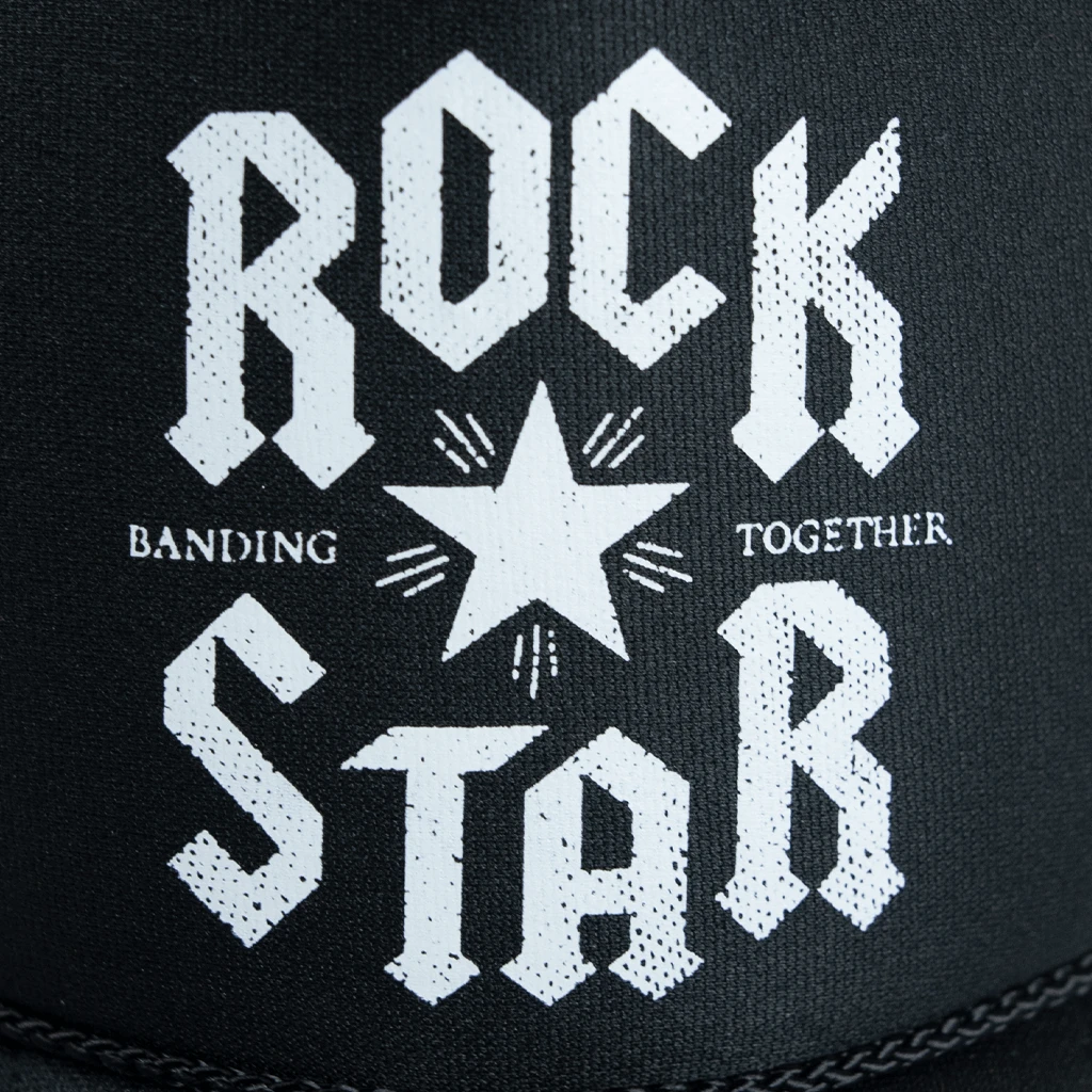 Banding Together Rock Star Trucker Hat 2 Banding Together Rock Star Trucker Hat