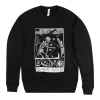 Sargent House New Merch SH Reaper Black Crew Neck Pullover Sweatshirt