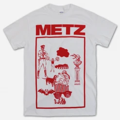 Metz New Merch Red Louis White T-Shirt
