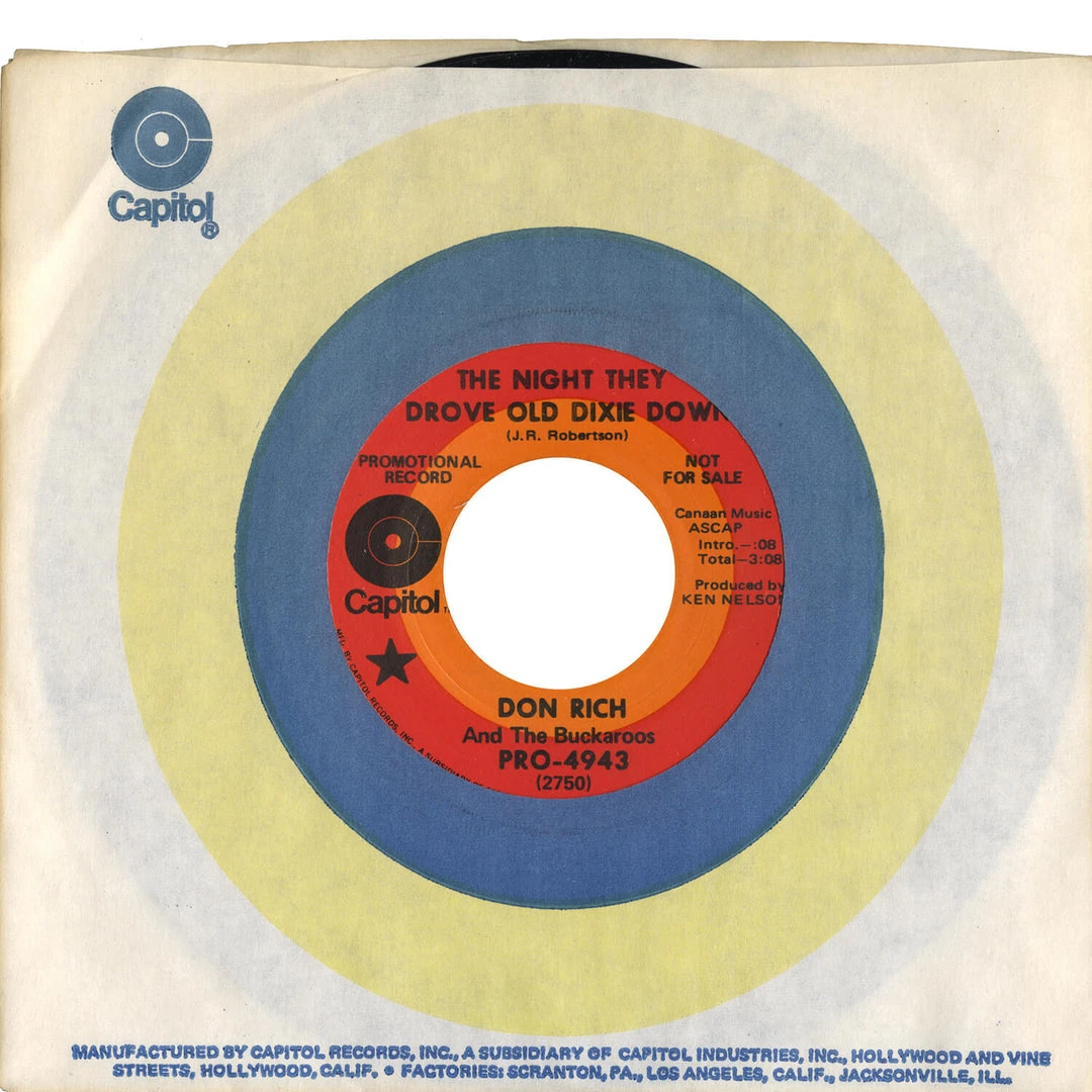 Don Rich And The Buckaroos The Night They Drove Old Dixie Down 1 Don Rich And The Buckaroos The Night They Drove Old Dixie Down