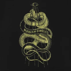 Russian Circles (Band) New Merch Cosmic Serpent Black T-Shirt