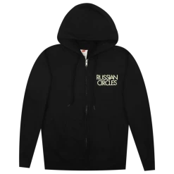 Russian Circles (Band) Skullflower Black Zip Hoodie New Merch 9 Russian Circles (Band) Skullflower Black Zip Hoodie New Merch
